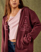 FULL TILT LA Girls Zip-Up Boyfriend Hoodie image number 4