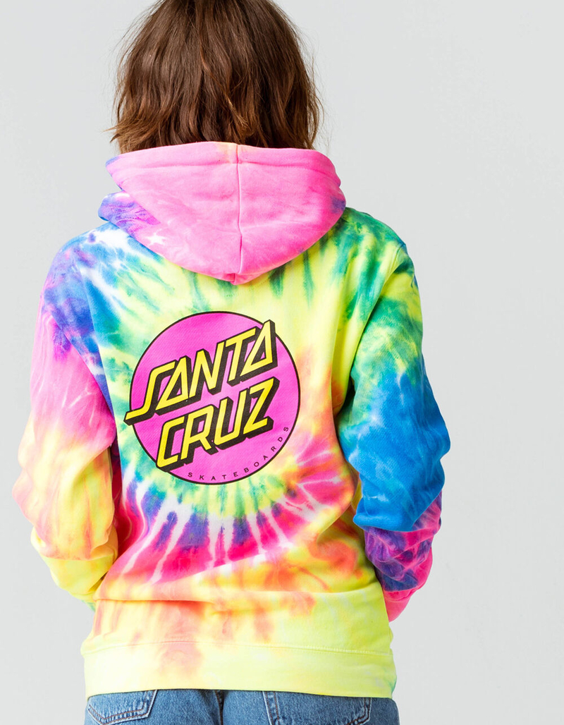 SANTA CRUZ Other Dot Tie Dye Womens Hoodie image number 0