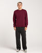 RSQ Mens Solid Crewneck Fleece Sweatshirt image number 5