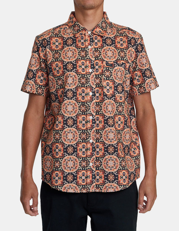 RVCA Rvgazi Mens Button Up Shirt Primary Image