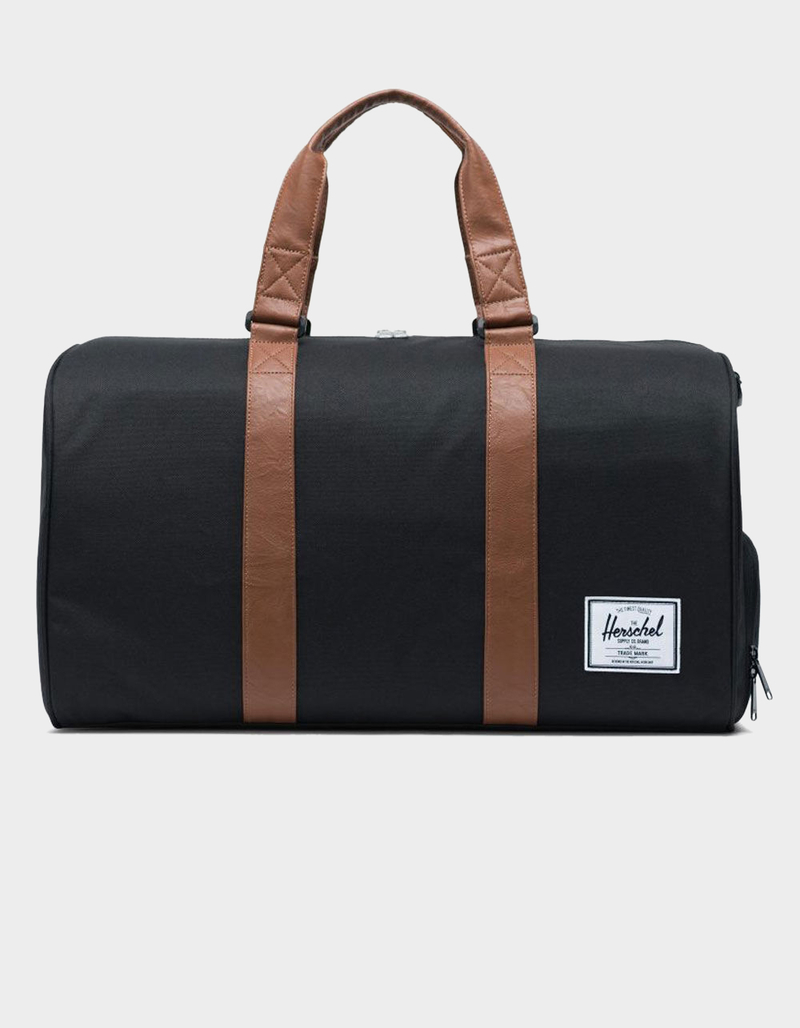 HERSCHEL SUPPLY CO. Novel Black & Tan Duffle Bag image number 0