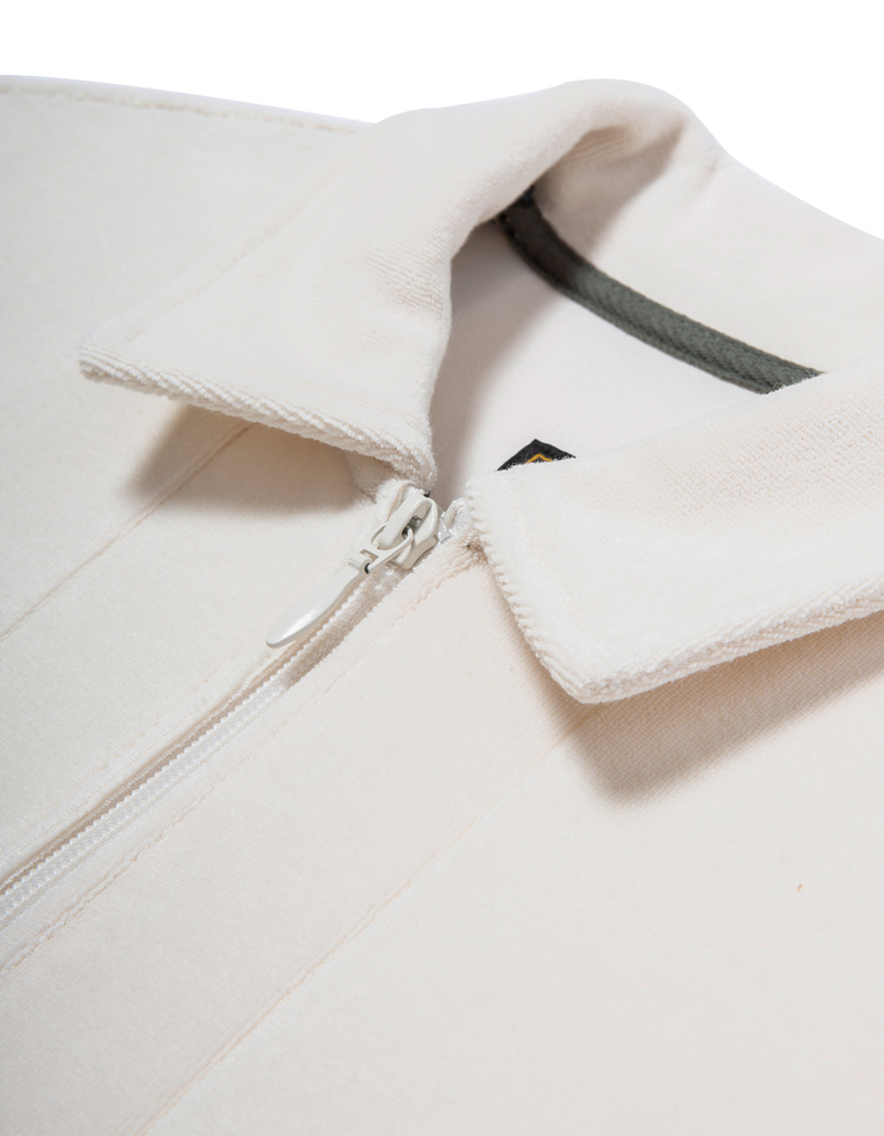 DARK SEAS Jethro Mens Zip-Up Polo Shirt image number 2