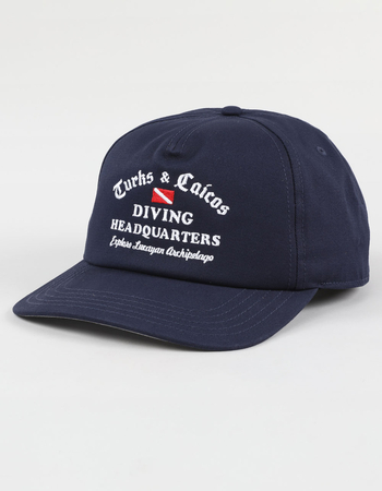 AMERICAN NEEDLE Turks & Caicos Diving Headquarters Snapback Hat Primary Image