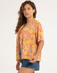 VANS Resort Floral Womens Button Up Shirt image number 2