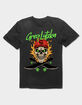 GREG LUTZKA Skull Skate Flames Unisex Tee image number 1