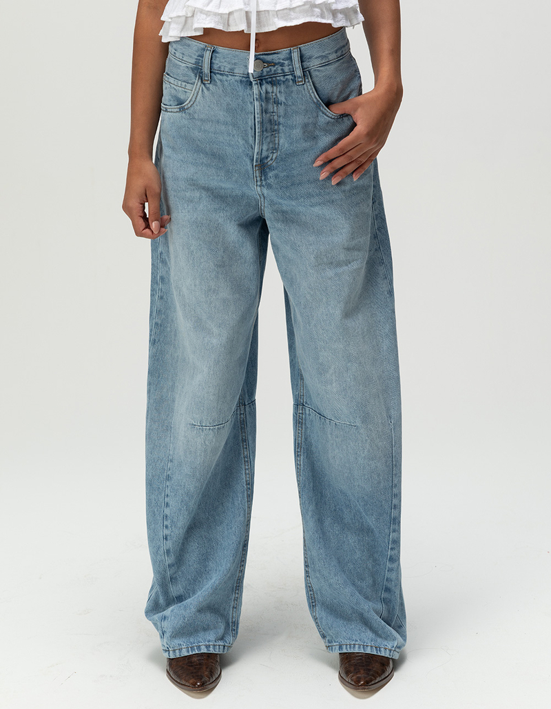 NOISY MAY Susanna Womens Barrel Jeans image number 1