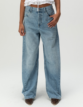 NOISY MAY Susanna Womens Barrel Jeans Alternative Image