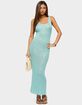 EDIKTED Abby Sequin Sheer Knit Maxi Dress image number 5