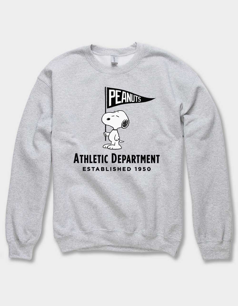PEANUTS Athletic Department Snoopy Unisex Crewneck Sweatshirt image number 0