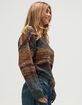 RSQ Womens Space Dye Sweater image number 4