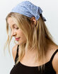 FULL TILT Floral Light Blue Head Scarf image number 2