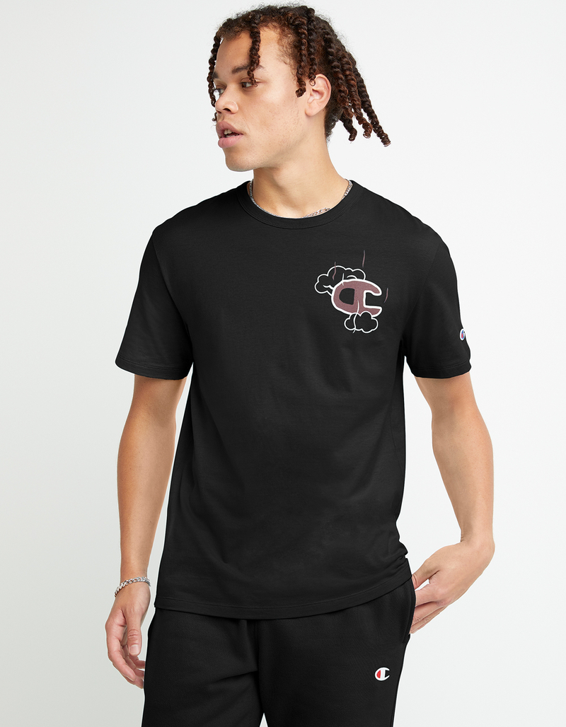 CHAMPION Mountain Mens Lightweight Tee BLACK Tillys