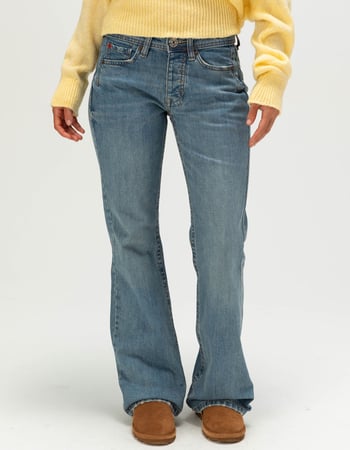 BDG Urban Outfitters Teo Womens Relaxed Low Rise Bootcut Jeans Alternative Image