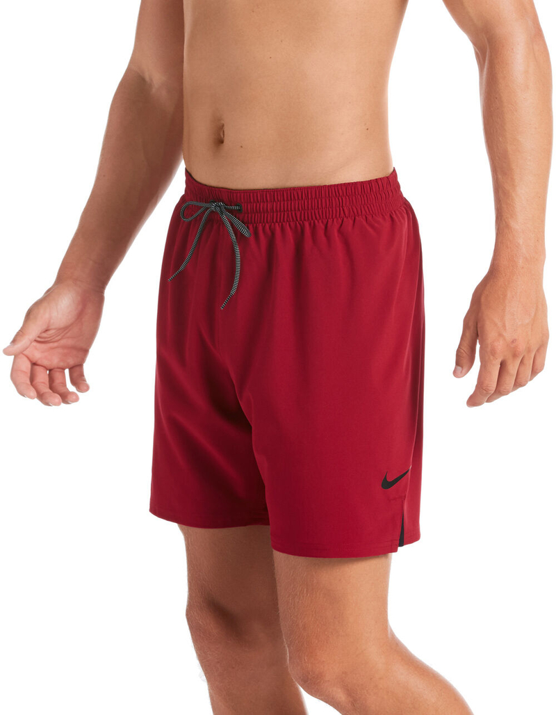 NIKE Solid Mens Red Boardshorts image number 3