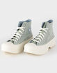 CONVERSE Chuck Taylor All Star Lugged 2.0 Platform Denim Womens High Top Shoes image number 1
