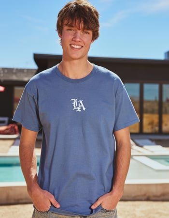 RIOT SOCIETY LA Center Embroidered Mens Tee Primary Image