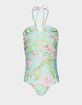 PQ SWIM Petal Little Josie Girls One Piece Swimsuit image number 1