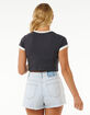 RIP CURL Archive Womens Ringer Baby Tee image number 2
