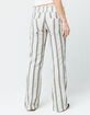 ROXY Oceanside Cream & Gray Womens Pants image number 3