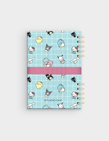 STUDIO OH! Hello Kitty and Friends Blue Grid Harper Notebook & Pen Set Alternative Image