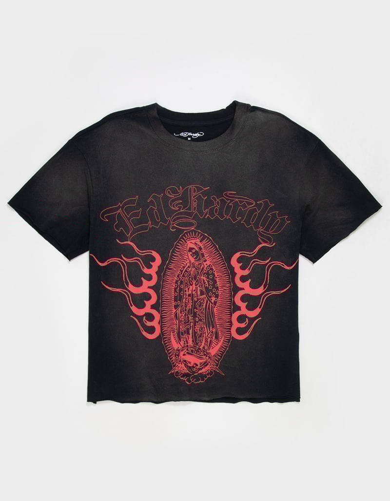 ED HARDY Mary Dragon Mens Boxy Tee image number 0