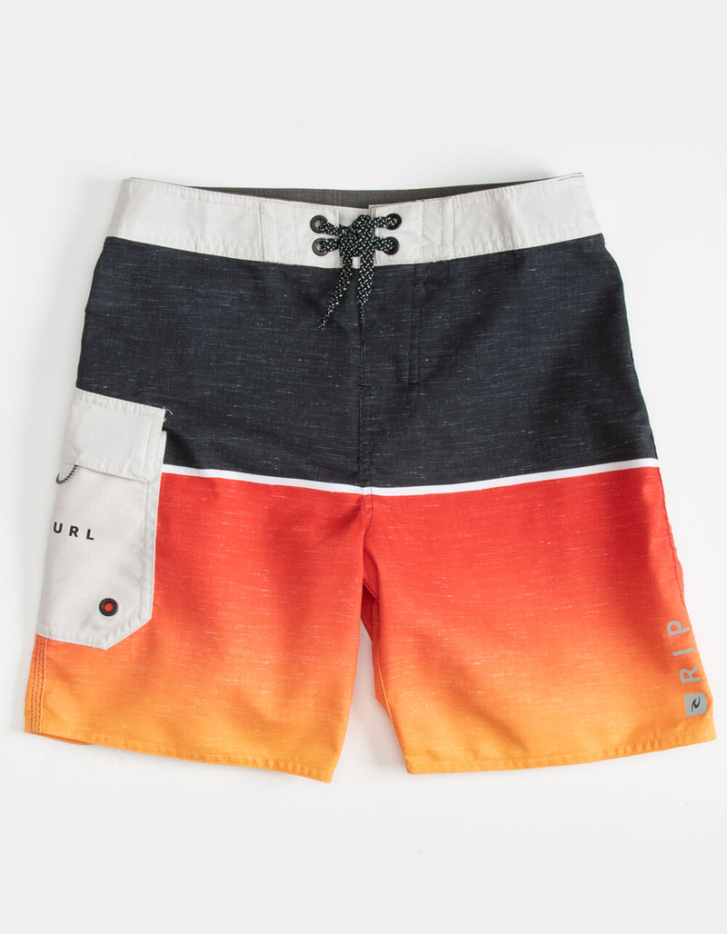 RIP CURL Dawn Patrol Boys Red Boardshorts image number 0