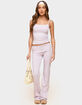 EDIKTED Oriane Foldover Flared Leggings image number 5