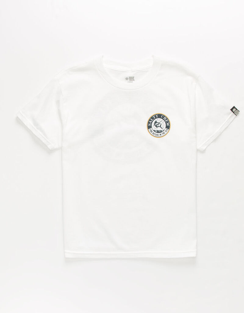 SALTY CREW Streamer Boys T-Shirt - WHITE - 352660150