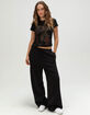 SULLEN Skull Leopard Womens Baby Tee image number 2