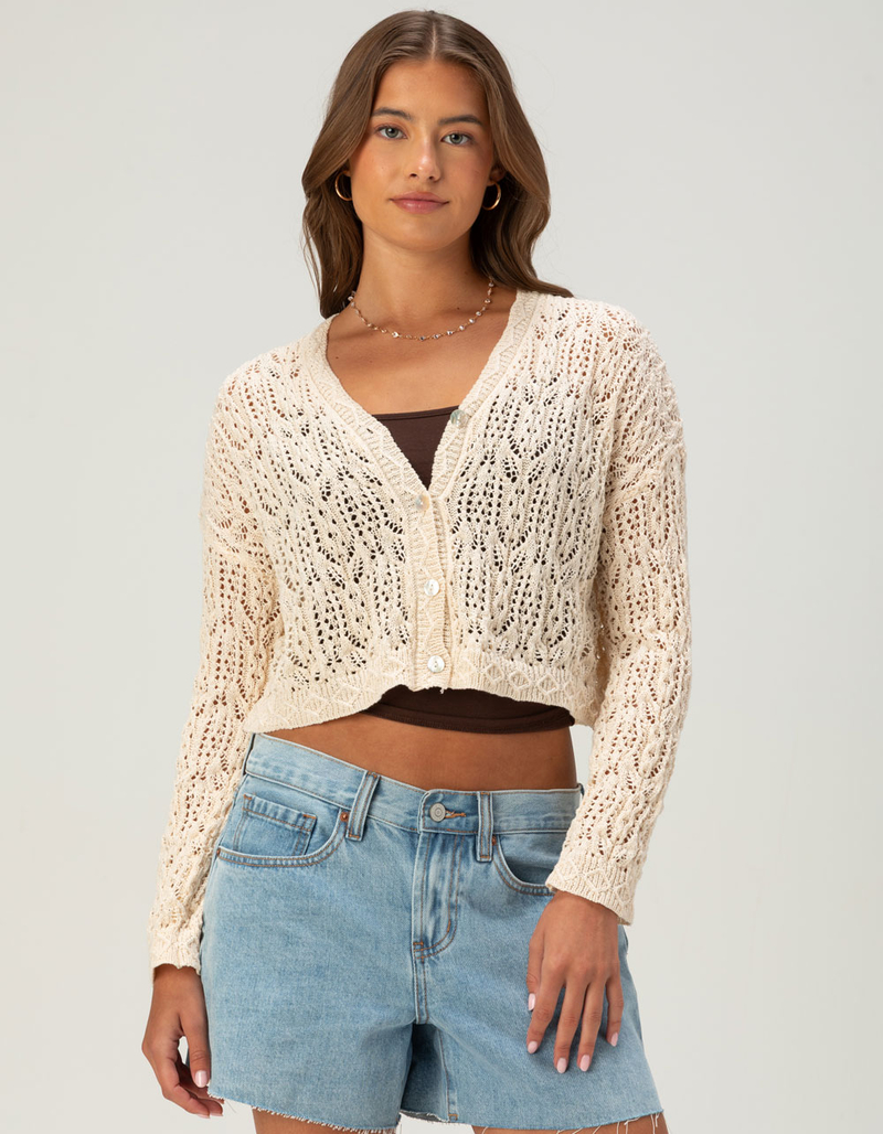 NECTAR CLOTHING Womens Button Up Sweater image number 0