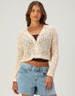 NECTAR CLOTHING Womens Button Up Sweater image number 1