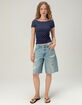 TILLYS Womens Open Neck Tee image number 2