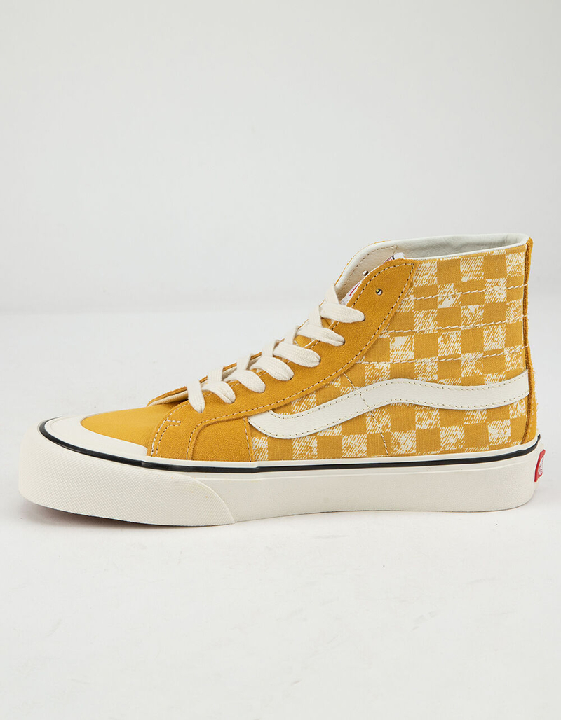VANS Distressed Checkerboard Sk8-Hi 138 Decon Womens Shoes image number 2