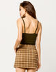BOZZOLO V-Neck Olive Womens Crop Cami image number 3