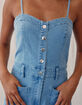 WEST OF MELROSE Womens Denim Jumpsuit image number 2