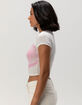 RSQ Womens Exploded Rose Baby Tee image number 3