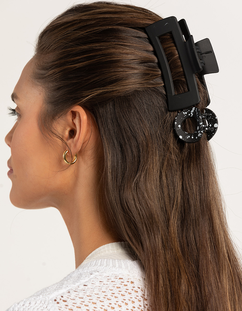 FULL TILT 4 Pack Matte Claw Hair Clips image number 2