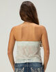 FULL TILT Textured Cinch Womens Tube Top image number 4