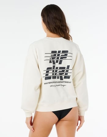 RIP CURL Sports Dept Drop Shoulder Womens Crewneck Alternative Image