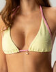 FULL TILT Texture Tall Triangle Bikini Top image number 3