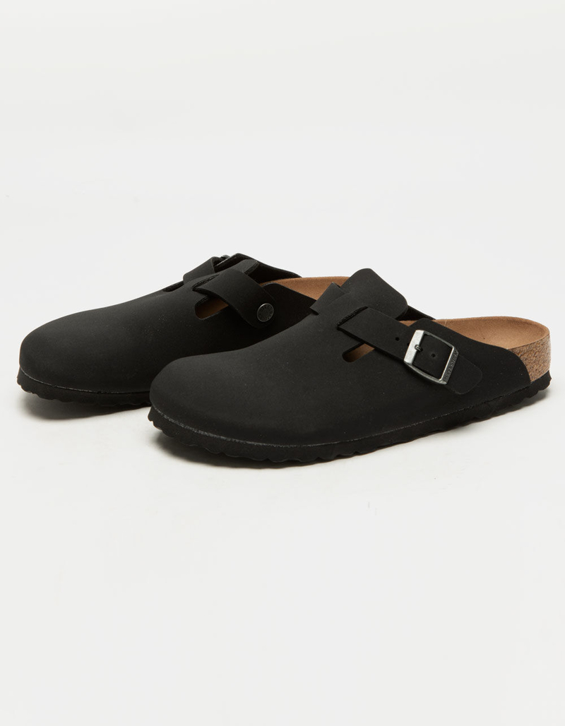 BIRKENSTOCK Womens Boston Vegan Black Clog image number 0