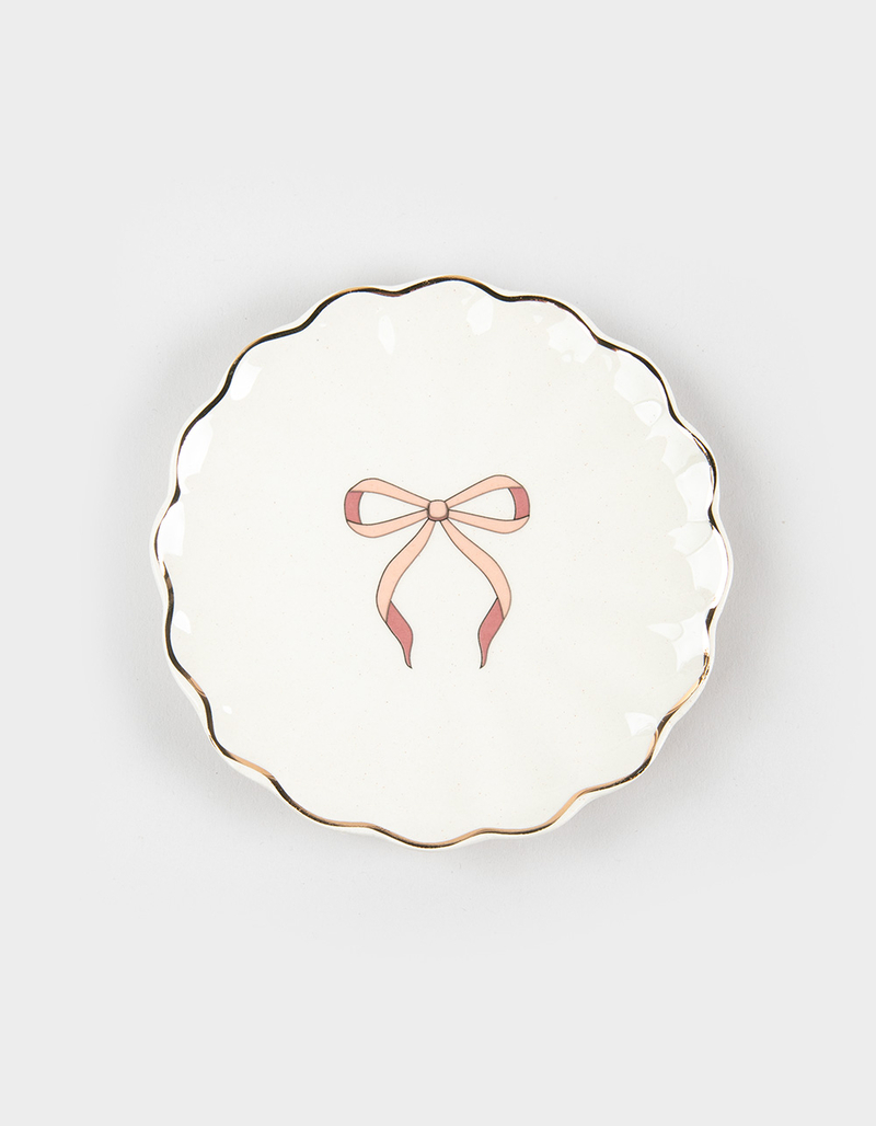 TILLYS HOME Bow Printed Trinket Dish image number 0