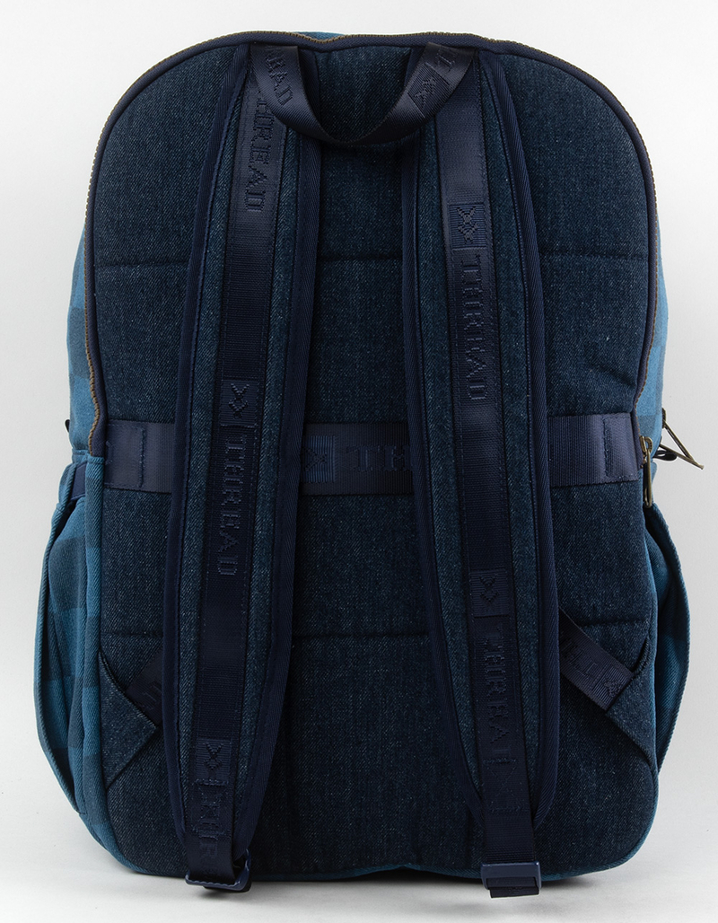 THREAD Denim Check Backpack image number 3