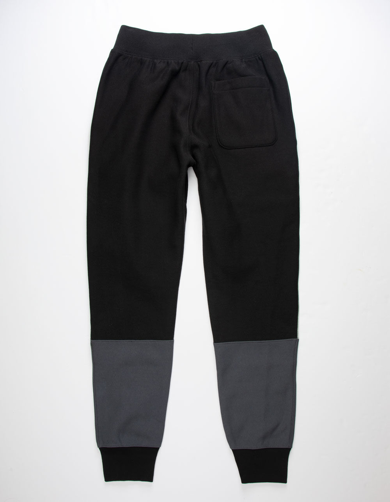 CHAMPION Side Block Black Mens Sweat Pants image number 1