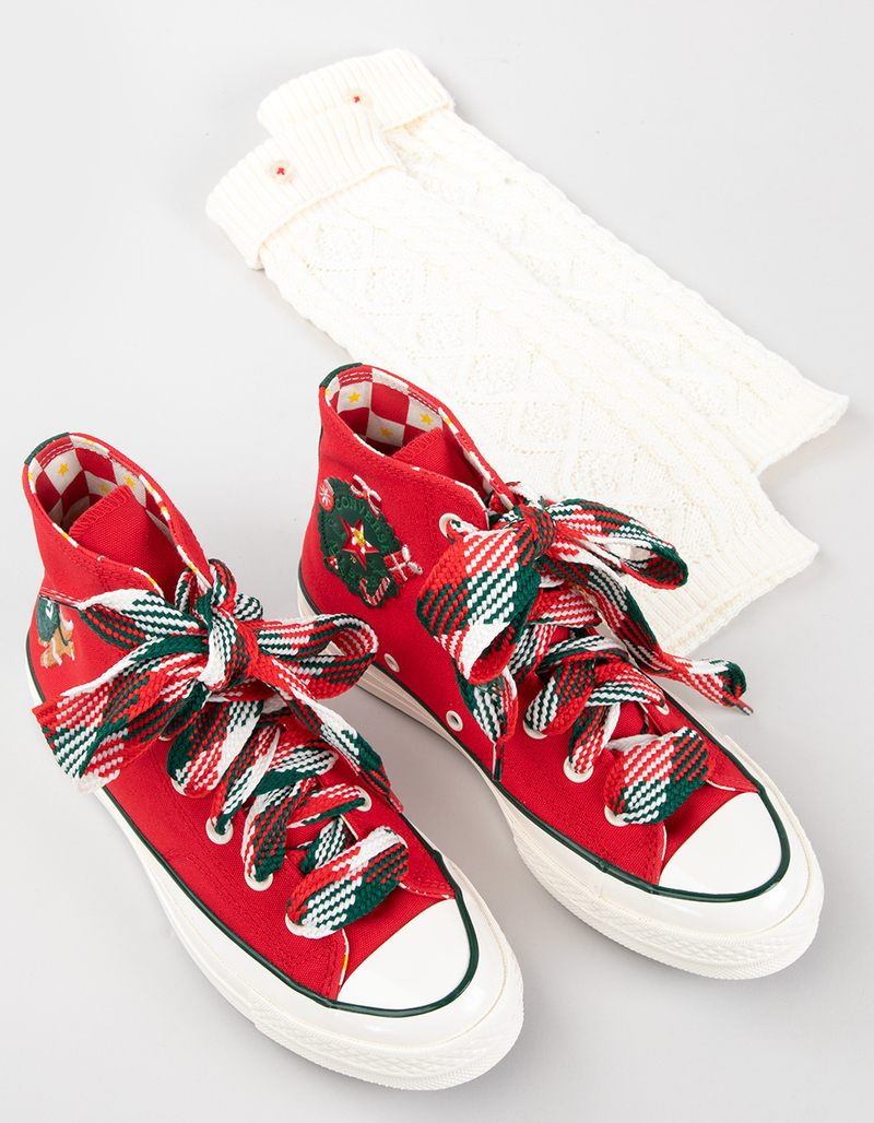 CONVERSE Chuck 70 Christmas High Top Womens Shoes image number 6