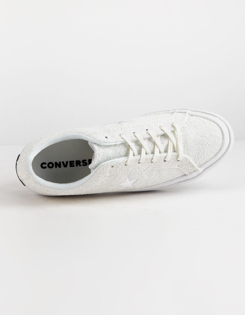 CONVERSE One Star Ox Glitter White Womens Shoes image number 2