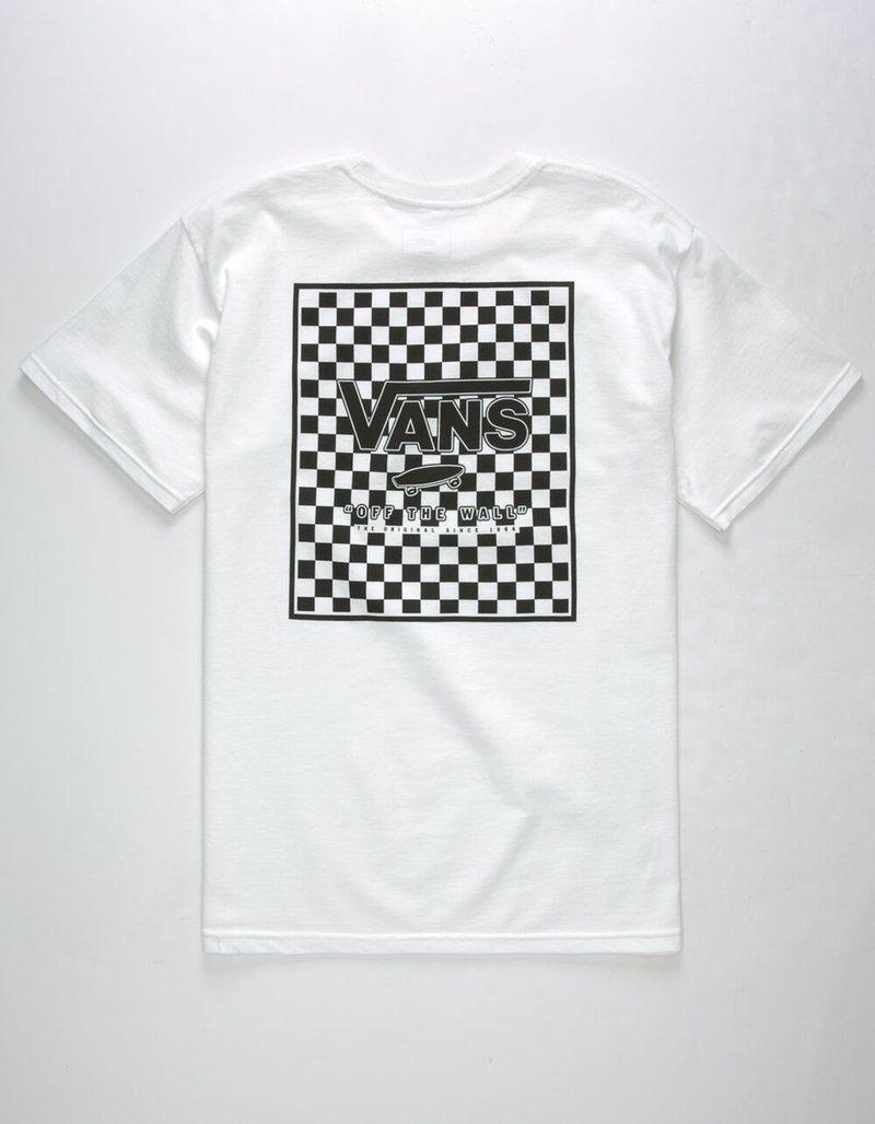 VANS Print Box Checkerboard Mens T-Shirt image number 0