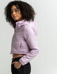 FULL TILT Womens Cropped Hooded Puffer Jacket image number 2