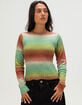 BDG Urban Outfitters Womens Slash Neck Ombre Sweater image number 1