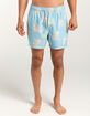 RSQ Mens Baja 5" Swim Shorts image number 5